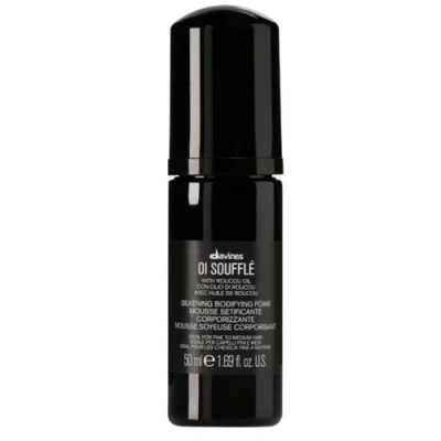Davines OI Soufflé Silkening Bodifying Foam, Wygładzający Mus z Efektem Pogrubienia, 50ml
