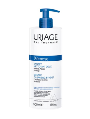 Uriage Xemose Syndet Gentle Cleansing Gel Cream, Delikatny Krem-żel do Mycia do Skóry Bardzo Suchej, 500ml