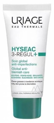 Uriage Hyséac 3-Regul + Global Anti-Imperfection Care, Krem Redukujący Niedoskonałości, 40ml