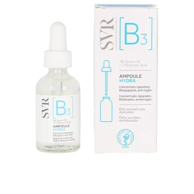 SVR Ampoule B Hydra, Nawilżające Serum, Koncentrat w Ampułce 5% Witaminy B3, 30ml