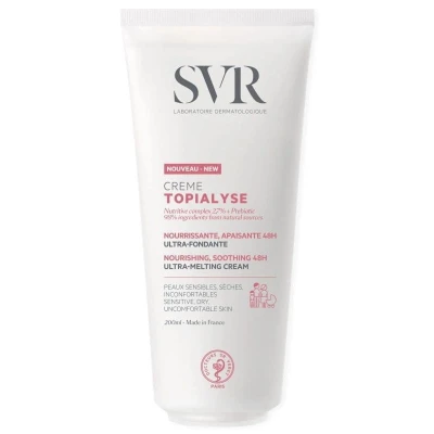 SVR Topialyse Creme, Odżywczy Krem do Skóry Suchej i Wrażliwej, Działa Kojąco, 200ml