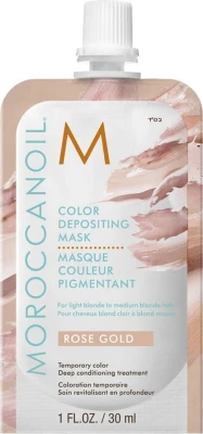 Moroccanoil Color Depositing Mask Rose Gold - Koloryzująca i Odżywcza Maska  do Włosów, Różano Złota 30ml