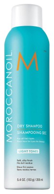 Moroccanoil Dry Shampoo Light Tones Suchy Szampon Oczyszczający i Odświeżający Włosy Jasne Tony 205ml