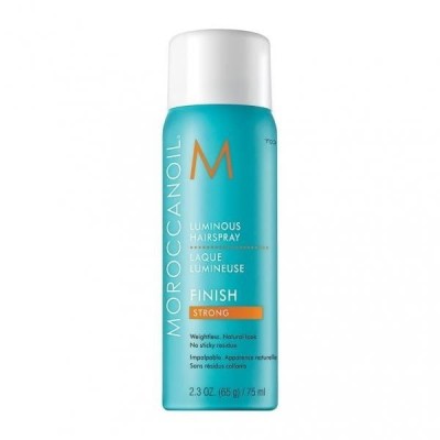 Moroccanoil Luminous Strong Hair Spray Mocny Nadający Blasku Lakier do Włosów 75ml