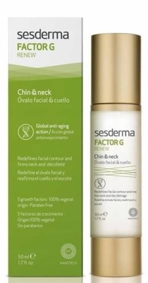 Sesderma FACTOR G RENEW, Odmładzający Krem na Szyję i Owal Twarzy, 50ml