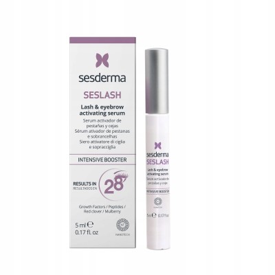 Sesderma SESLASH Lash & Eyebrow Serum aktywujące Wzrost Brwi i Rzęs, 5ml
