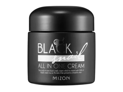 Mizon Black Snail All in One Cream, Krem Regenerujący ze Śluzem Ślimaka, 75ml