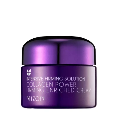 Mizon Collagen Power Firming Enriched Cream, Krem Nawilżający do Twarzy z Kolagenem Morskim, 50ml