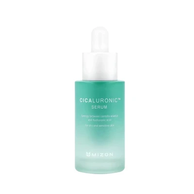 Mizon Cicaluronic Serum, Nawilżająco-kojące Serum do Twarzy z Kwasem Hialuronowym, 30ml