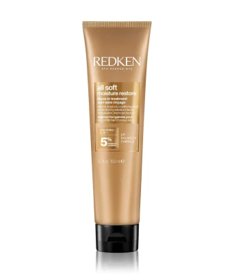 Redken All Soft Moisture Restore Leave-In, Nawilżająca Odżywka do Suchych Włosów z Kwasem Hialuronowym, 150ml