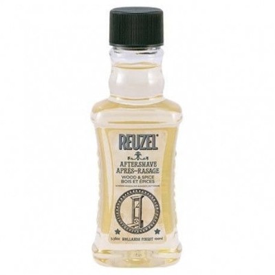 Reuzel Aftershave Apres-Rasage Wood & Spice Rewolucyjny Płyn po Goleniu Zdefiniowany Nutami Drzewnymi i Orientalnymi Przyprawami 100ml
