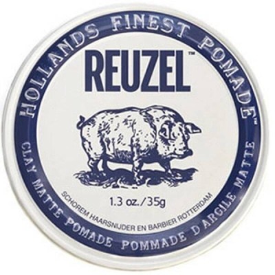 Reuzel Clay Matte Pomade Glinka Matująca na Bazie Wody o Bardzo Mocnym Utrwaleniu 35g