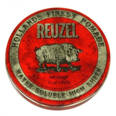 Reuzel Red Water Soluble High Sheen Pig Wodna Pomada O Wysokim Połysku i Średnim Chwycie 340g