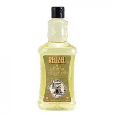 Reuzel 3In1 Tea Tree Szampon Odżywka Żel Pod Prysznic 1000ml