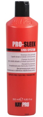 Kaypro Liss Pro-Sleek Shampoo Szampon Bez SLS i SLC Wygładzający po Zabiegu Prostowania 350ml