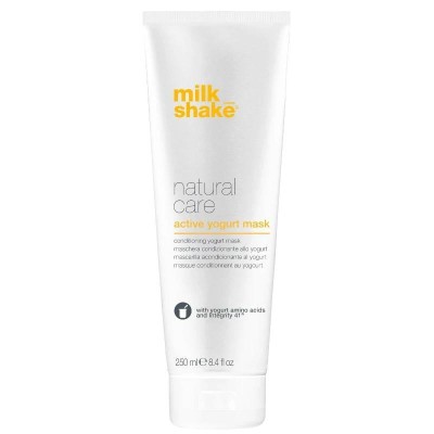 Milk Shake Natural Care Active Yogurt Mask -  Maska Silnie Rekonstruująca Zniszczone Włosy 250ml