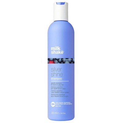 Milk Shake Silver Shine Shampoo - Szampon Neutralizujący Zółte Odcienie, Ochładza Blond 300ml