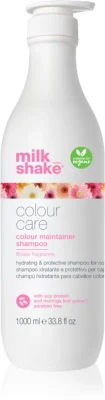 Milk Shake Flower Shampoo, Szampon Utrzymujący Kolor o Zapachu Kwiatowym, Nawilżający i Ochronny, 1000ml