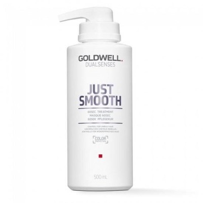Goldwell Dualsenses Just Smooth 60Sec Treatment Maska Ujarzmiająca dla Niesfornych i Zmierzwionych Włosów 500ml