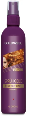 Goldwell SpruhGold Hairspray - Mocny i Nabłyszczający Lakier do Włosów Bez Areozolu, 200ml