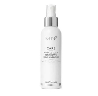 Keune Care Miracle Elixir Keratin Spray, Głęboko Nawilża i Regeneruje Zniszczone Włosy, 140ml