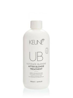 Keune Ultimate Blonde After Blonde Treatment, Maska Silnie Nawilżająca po Rozjaśnianiu, Regeneruje Wiązania 500ml
