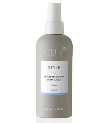 Keune Style Fix Liquid Hairspray No.97, Płynny Mocny Lakier do Włosów 200ml