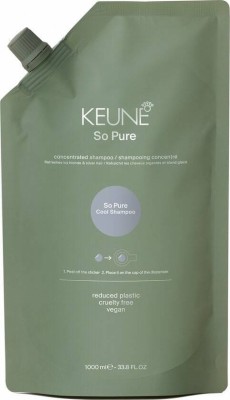 Keune So Pure Cool Conditioner, Skoncentrowana Fioletowa Odżywka Neutralizująca Miedziane i Ciepłe Odcienie,1000ml