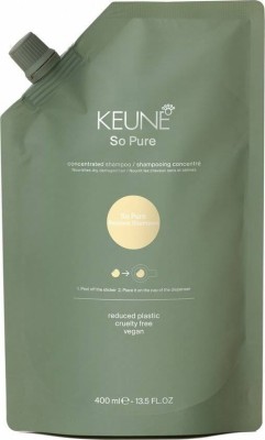Keune So Pure Restore Shampoo, Szampon do Włosów Suchych i Zniszczonych, Koncentrat, 400ml