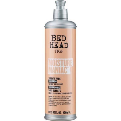 Tigi Bed Head Moisture Maniac Shampoo, Szampon Oczyszczający i Odżywczy do Włosów Suchych, 400ml