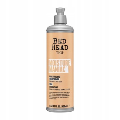 Tigi Bed Head Moisture Maniac Conditioner, Odżywka Głęboko Nawilżająca do Włosów Suchych, 400ml
