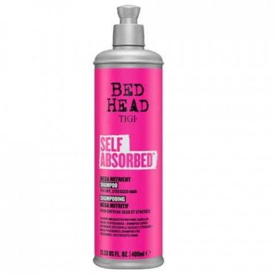 Tigi Bed Head Self Absorbed Szampon, Odżywczy Szampon do Włosów Suchych i Zestresowanych, 400ml