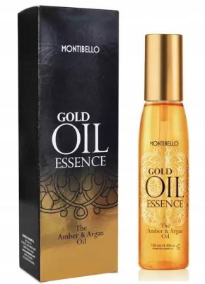 Montibello Gold Oil Essence Olejek Zmiękczający Włosy Bursztynowo-Arganowy 130ml