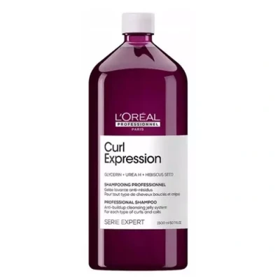 L'oreal Curl Expression Shampoo, Żelowy Szampon Oczyszczający do Włosów Kręconych i Suchych, 1500ml