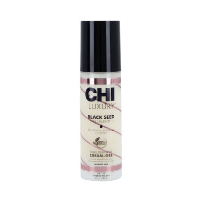 Farouk Chi Luxury Black Seed Curl Defining Cream Gel Lekki Usztywniający Krem do Stylizacji Loków Podkreśla Skręt 147ml