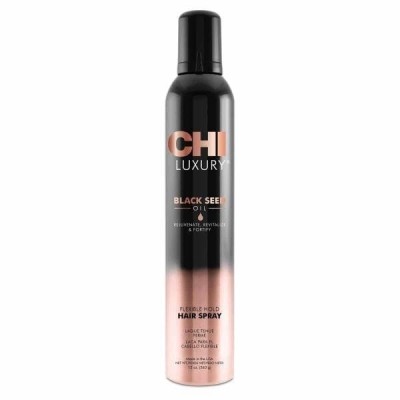 Farouk Chi Luxury Black Seed Oil Hair Spray Lakier do Włosów Nadający Objętość z Olejkiem z Czarnuszki 284g