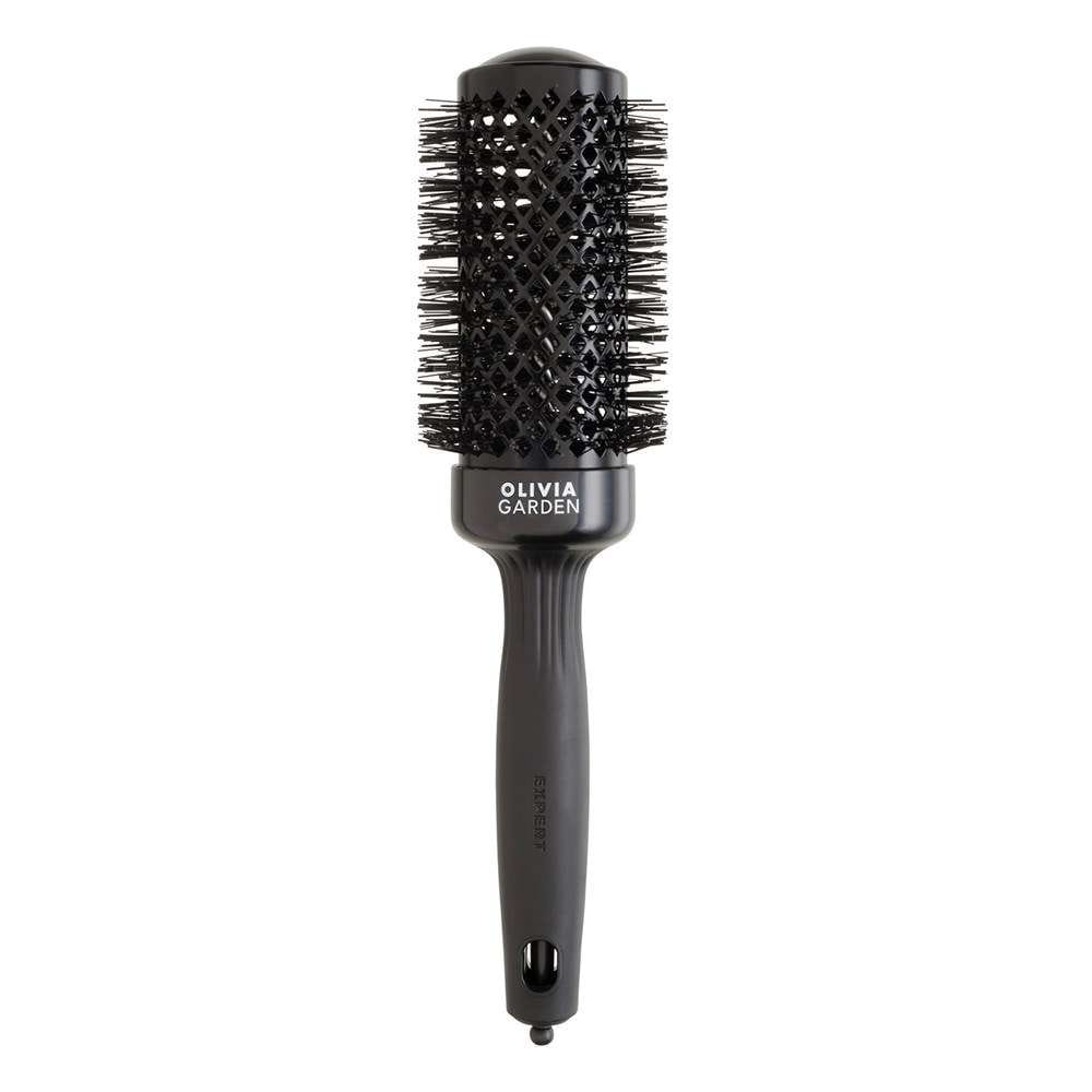 Брашинг Olivia Garden Expert Blowout Shine Black, керамический, ионизация, 55 мм
