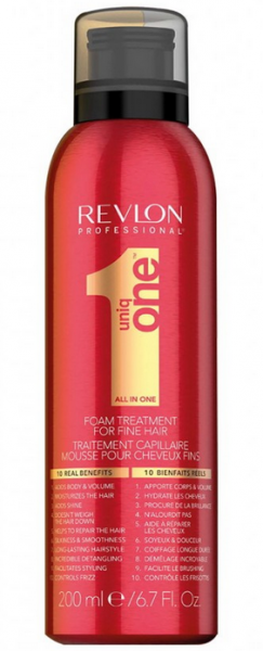 Несмываемая маска-пенка Revlon Professional Uniq One Foam Treatment для тонких волос, 200 мл