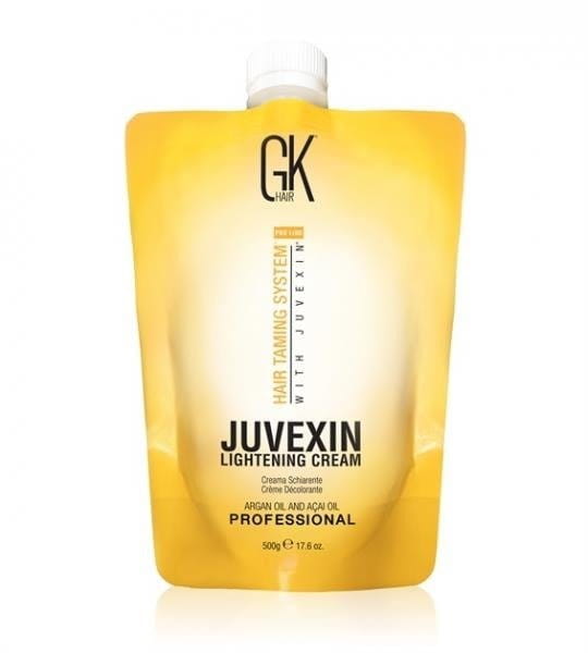 Осветлитель для волос GKhair Lightening Cream, кремовый, с аргановым маслом и асаи, 500 г