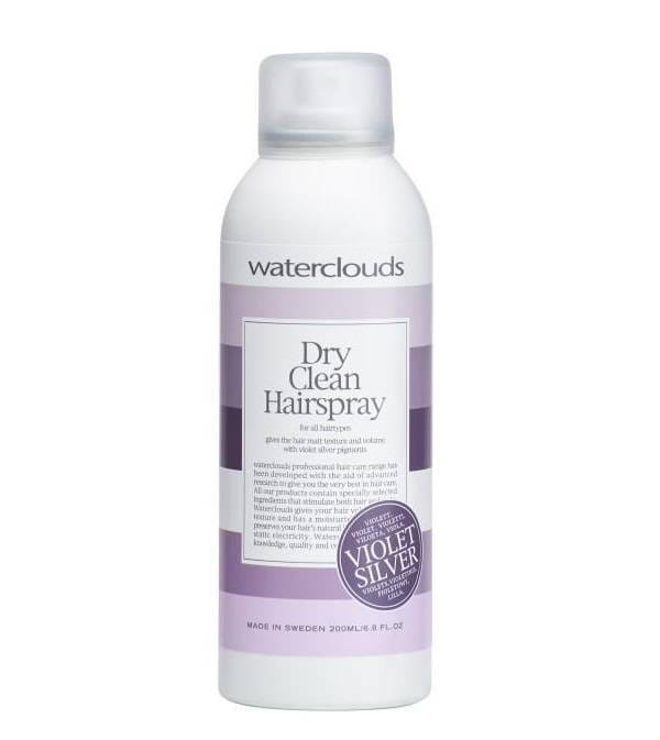 Сухой шампунь Waterclouds Dry Clean Violet Silver против желтизны, для светлых волос, 200 мл