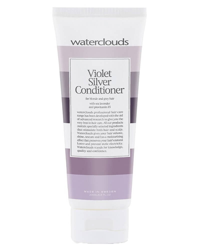 Тонирующий кондиционер Waterclouds Violet Silver против желтизны, для светлых и седых волос, 200 мл