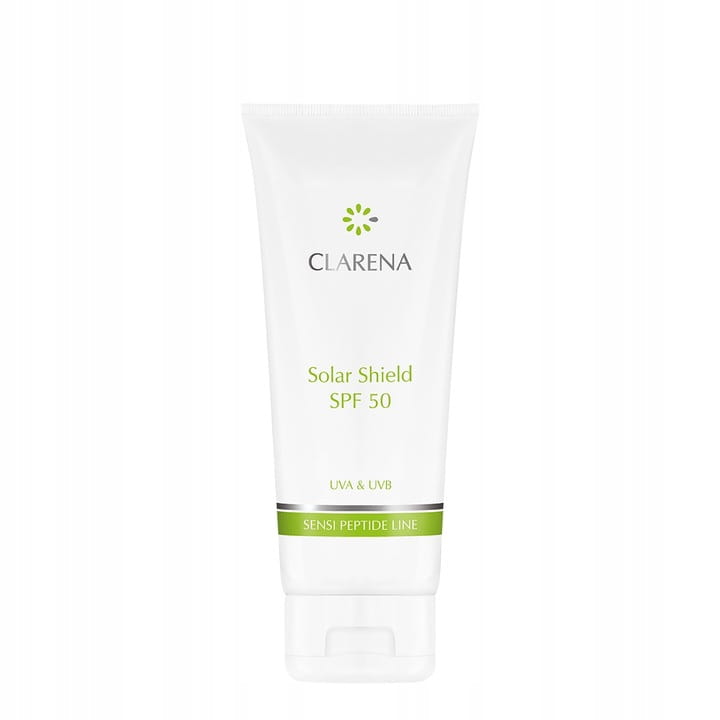 Солнцезащитный крем для лица Clarena Solar Shield SPF 50, 100 мл