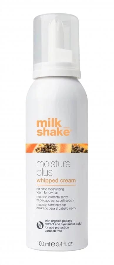 Несмываемый кондиционер-пенка Milk Shake Moisture Plus Whipped Cream увлажняющий, разглаживающий, 100 мл
