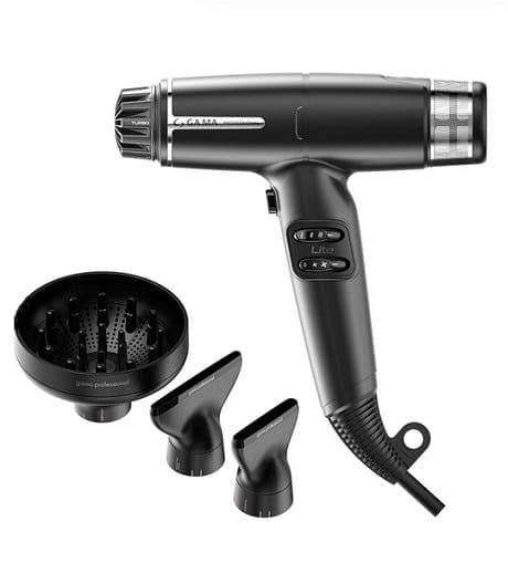 Фен Ga.Ma Italy IQ Perfetto Lite лёгкий, с ионизацией, 1600 Вт, чёрный