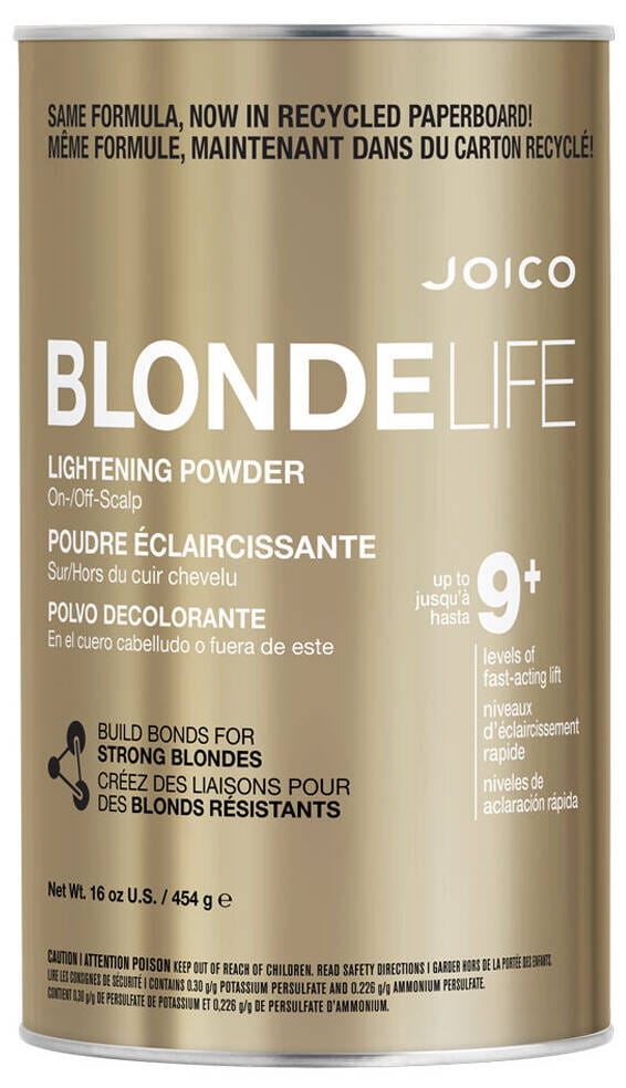 Осветляющая пудра Joico Blonde Life Brightening Powder, осветление до 9 тонов, 454 г