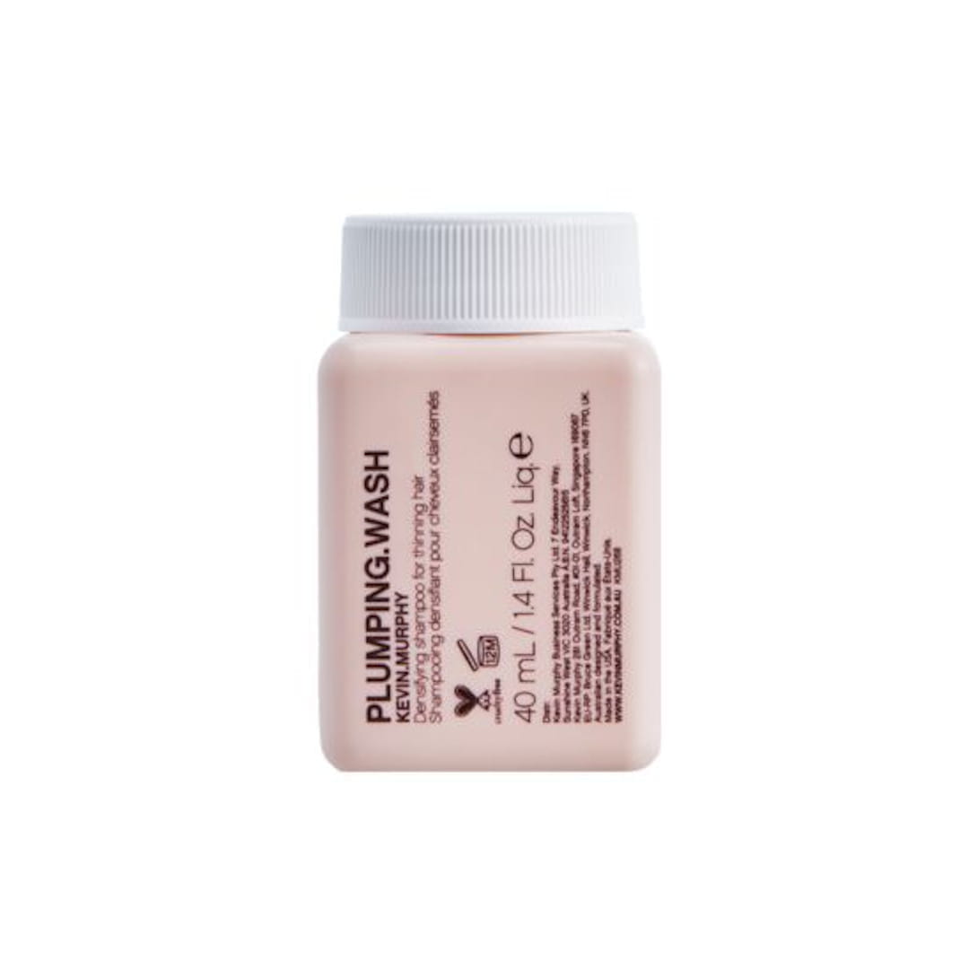 Шампунь Kevin Murphy Plumping.Wash для объёма, укрепляющий, для тонких и редеющих волос, 40 мл / 500 мл
