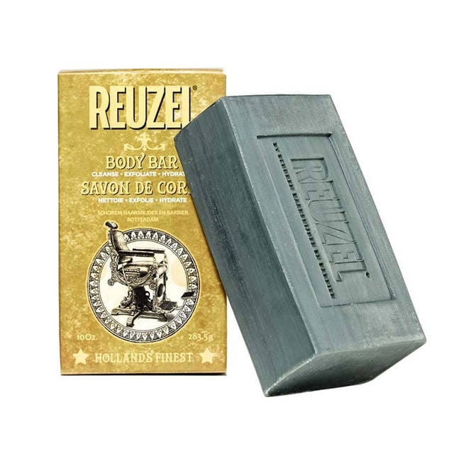 Мыло для тела Reuzel Body Bar Soap, кусковое, с отшелушивающими частицами кварца, 283,5 г