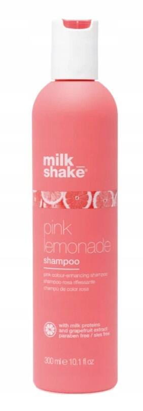 Оттеночный шампунь Milk Shake Pink Lemonade розовый, для светлых и осветлённых волос, 300 мл