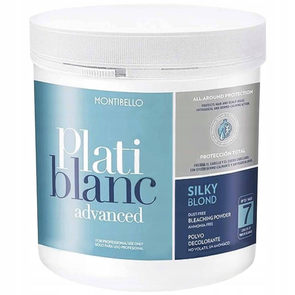Осветляющая пудра Montibello Platiblanc Advanced Silky Blond, беспылевая, до 7 тонов, 500 г