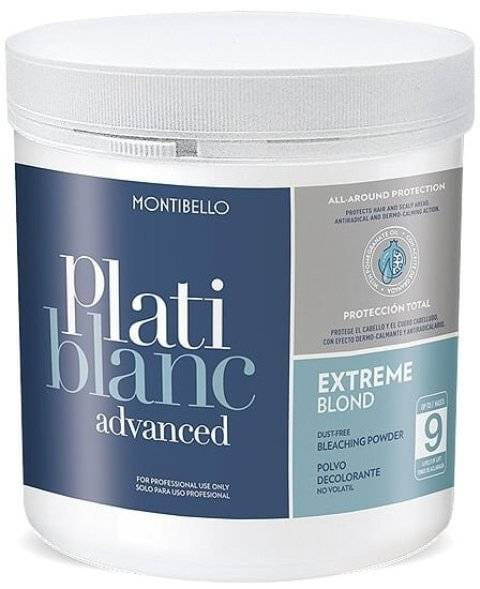 Осветляющая пудра Montibello Platiblanc Advanced Extreme Blond, беспылевая, осветление до 9 тонов, 500 г